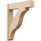 Ekena Millwork 8-in W x 32-in D x 40-in H Funston Block Rough Cedar Woodgrain TimberThane Outlooker, Primed Tan OUTUR080X32X40FST44RCPR - alternate 1